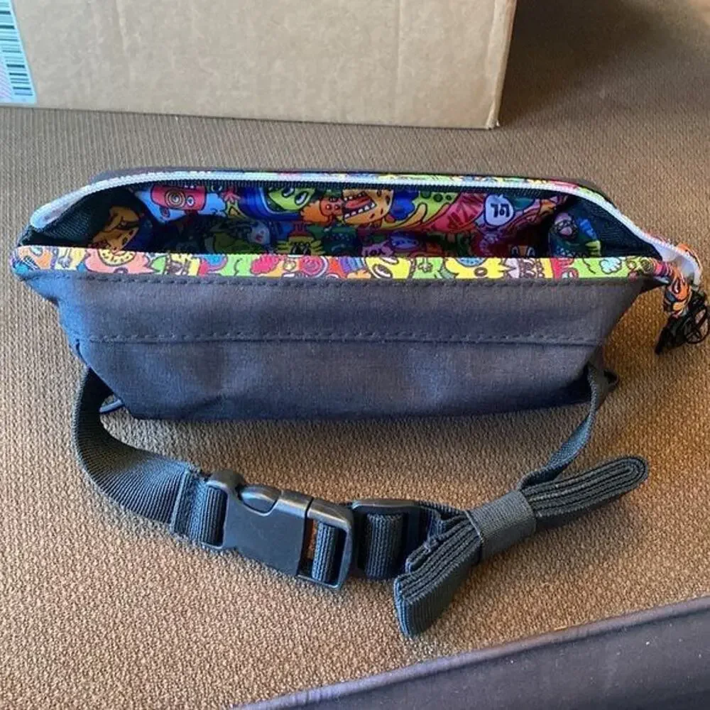 ZIPIT Lenny doodle Pencil Case Waistband Binder Pouch for kids new w/o tags